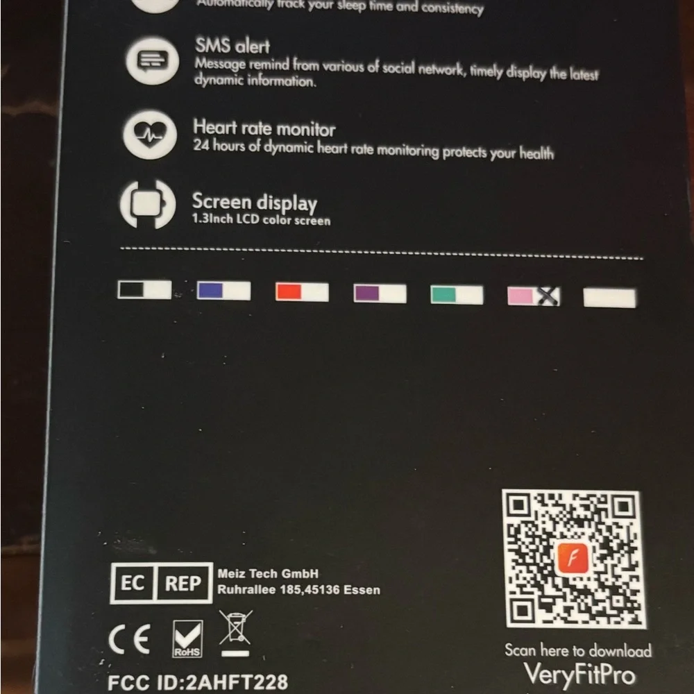 Smart Wearable Pink Watch - Picture 9 of 9